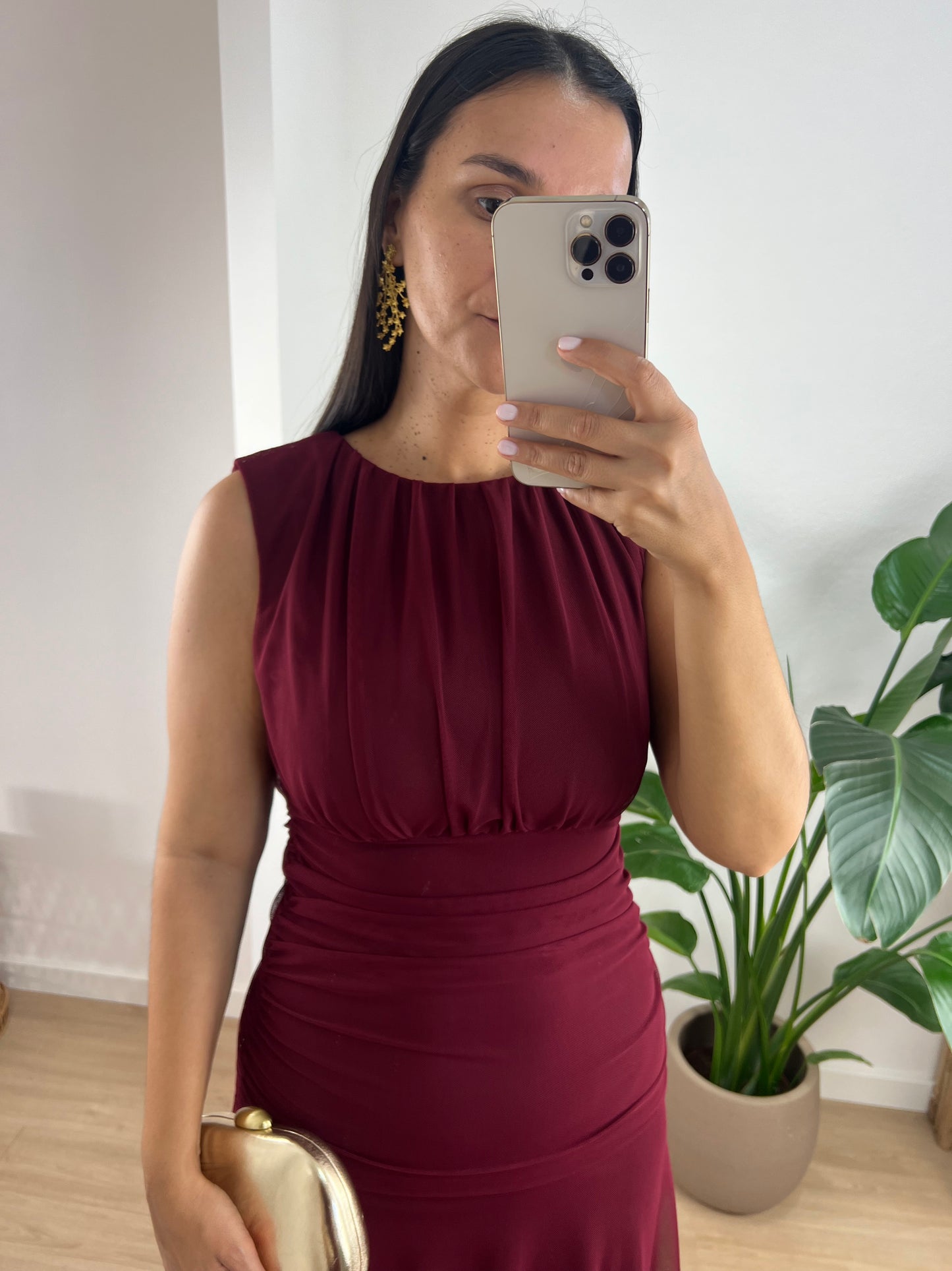 Vestido Caroline - Bordeaux