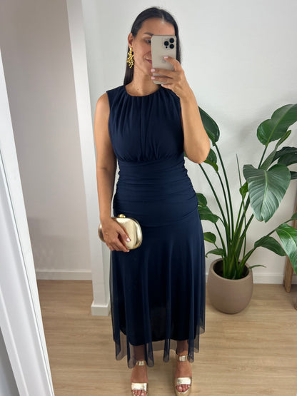 Vestido Caroline - Azul Marinho