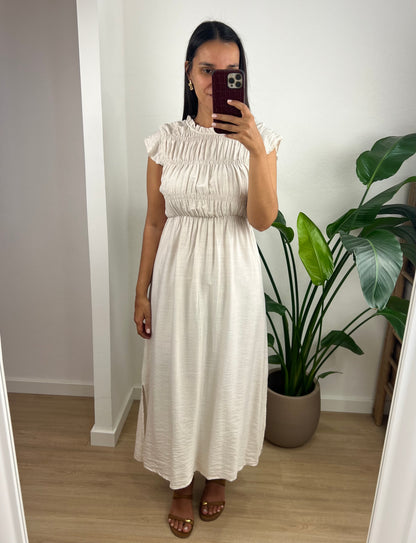 Vestido de manga curta