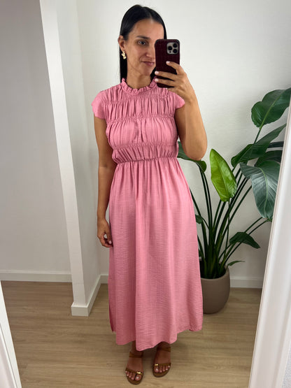 Vestido de manga curta