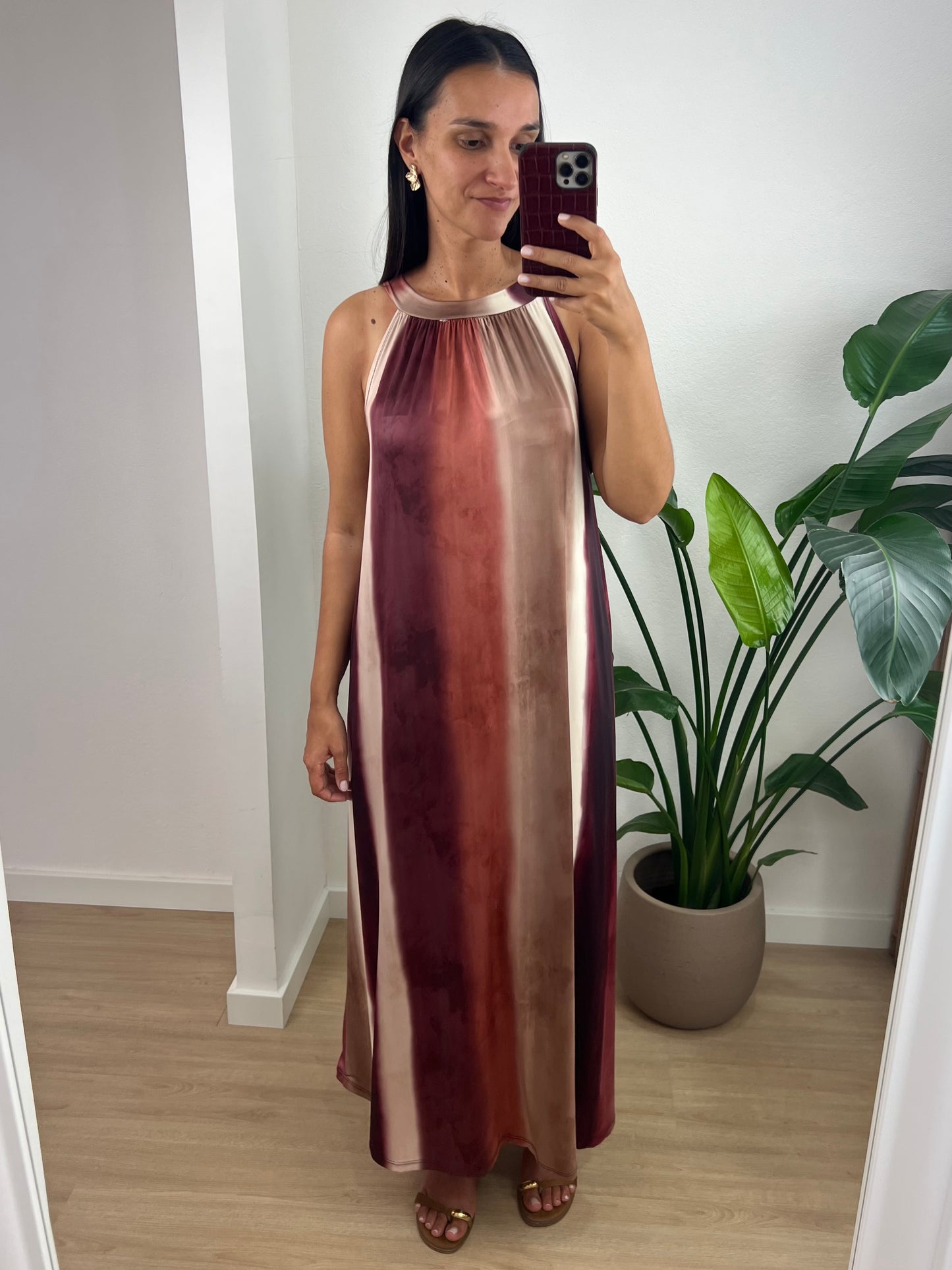 Vestido de malha fria