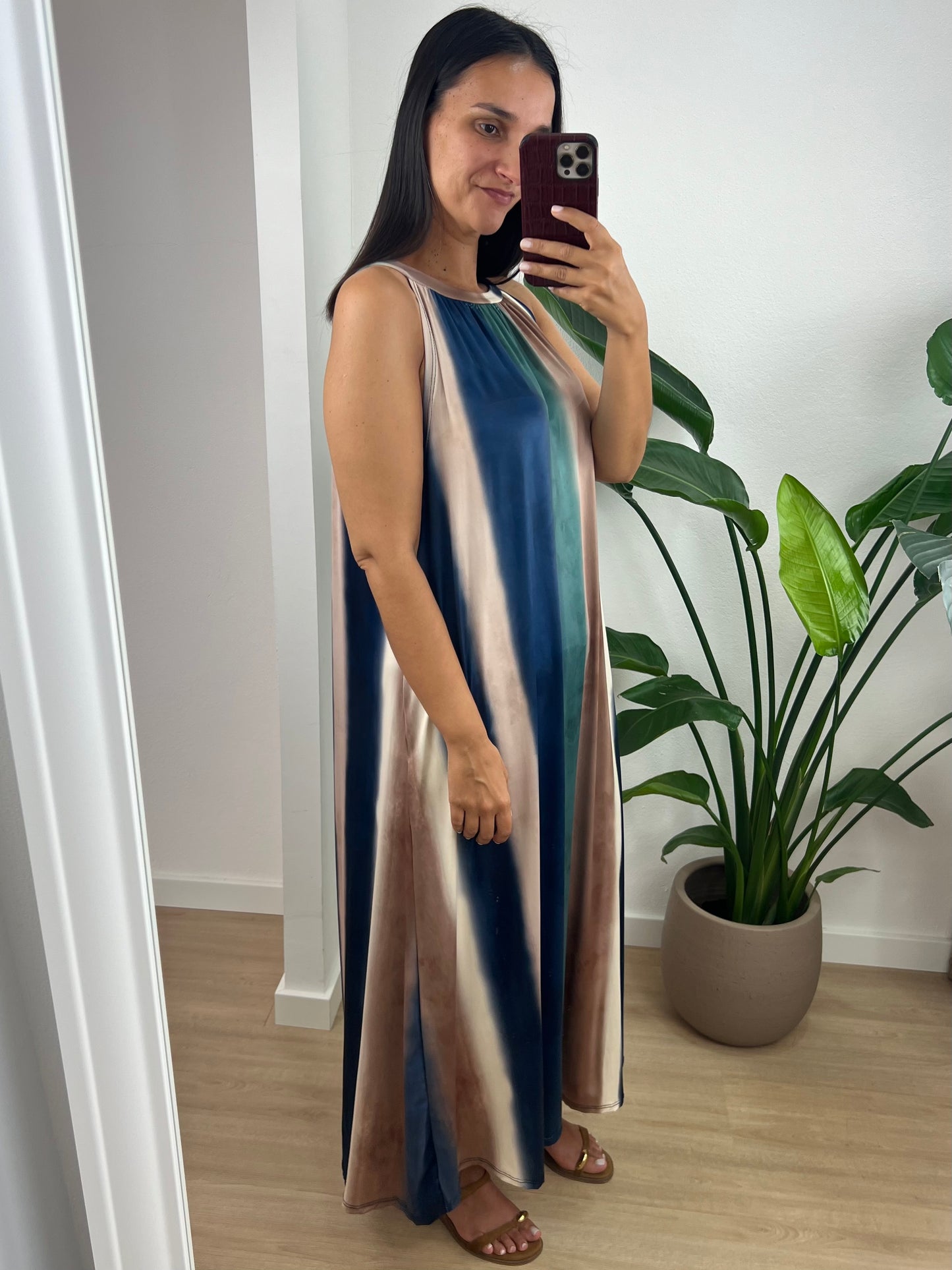 Vestido de malha fria