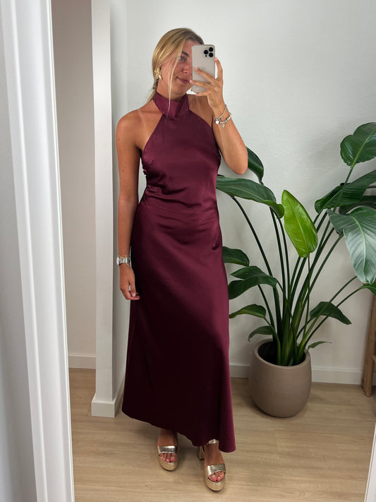 Vestido Alba - Bordeaux