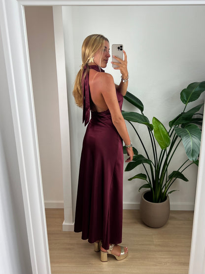 Vestido Alba - Bordeaux
