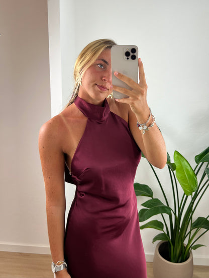Vestido Alba - Bordeaux