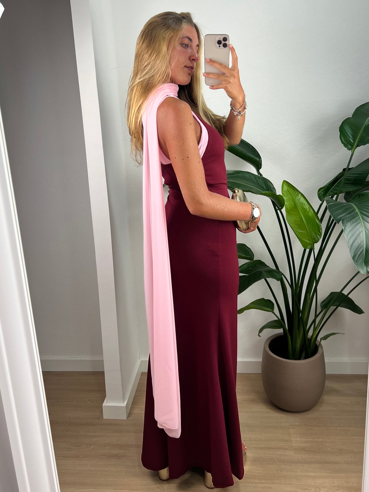 Vestido Guadalupe - Bordeaux