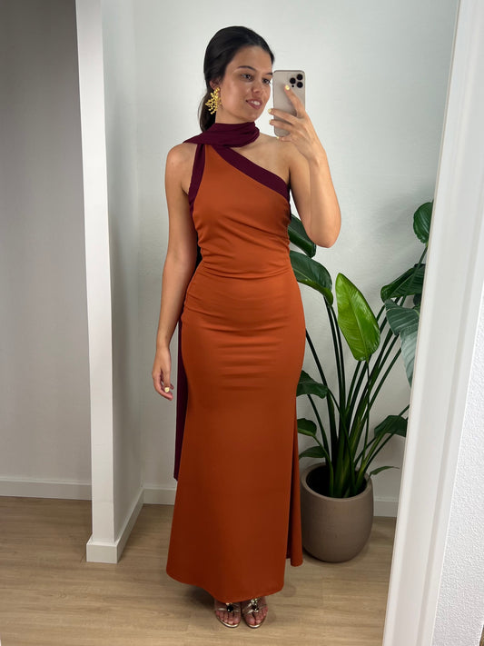 Vestido Guadalupe - Terracota
