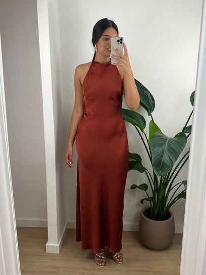 Vestido Ísis - Terracota