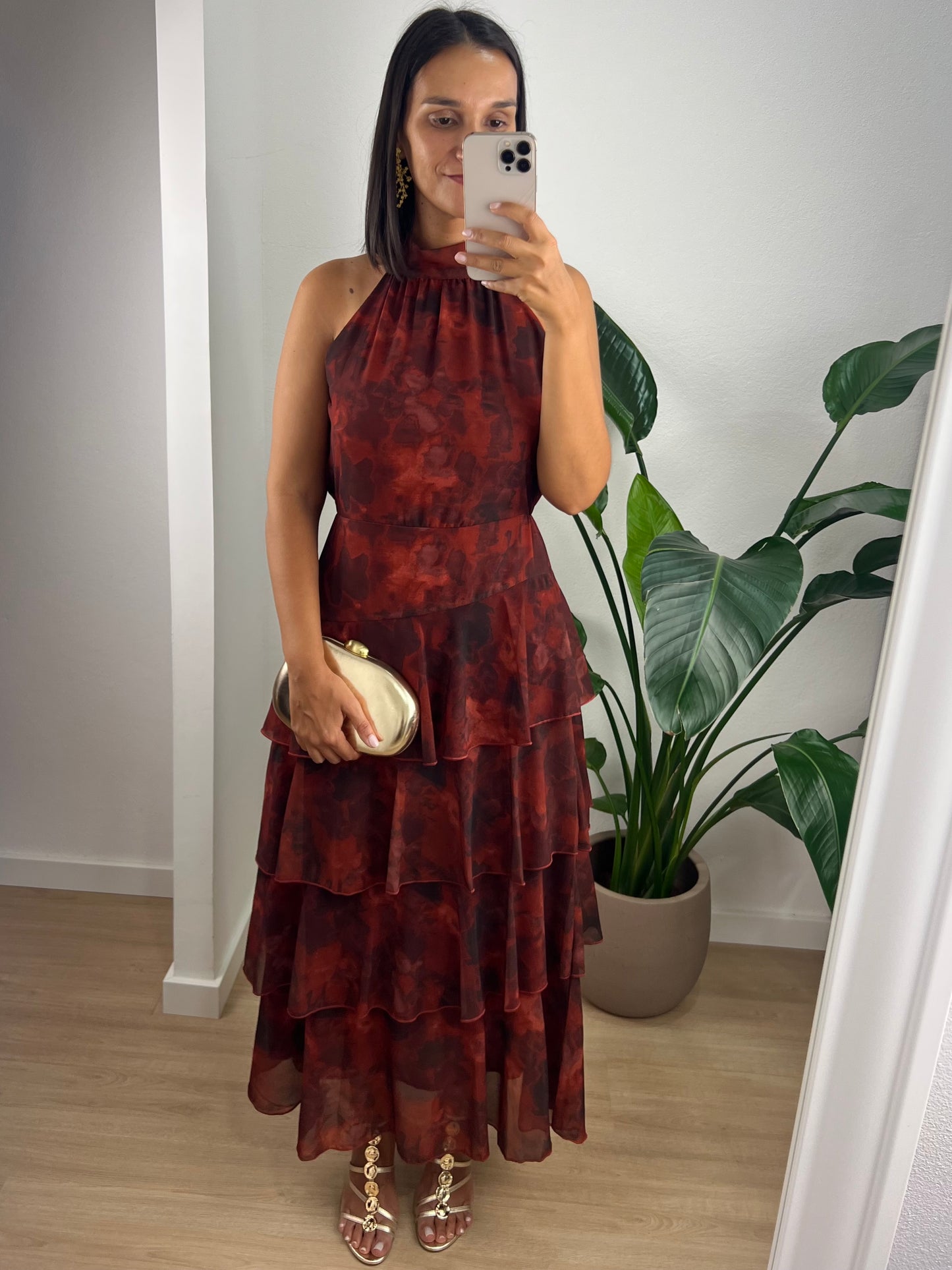 Vestido Clarice - Terracota