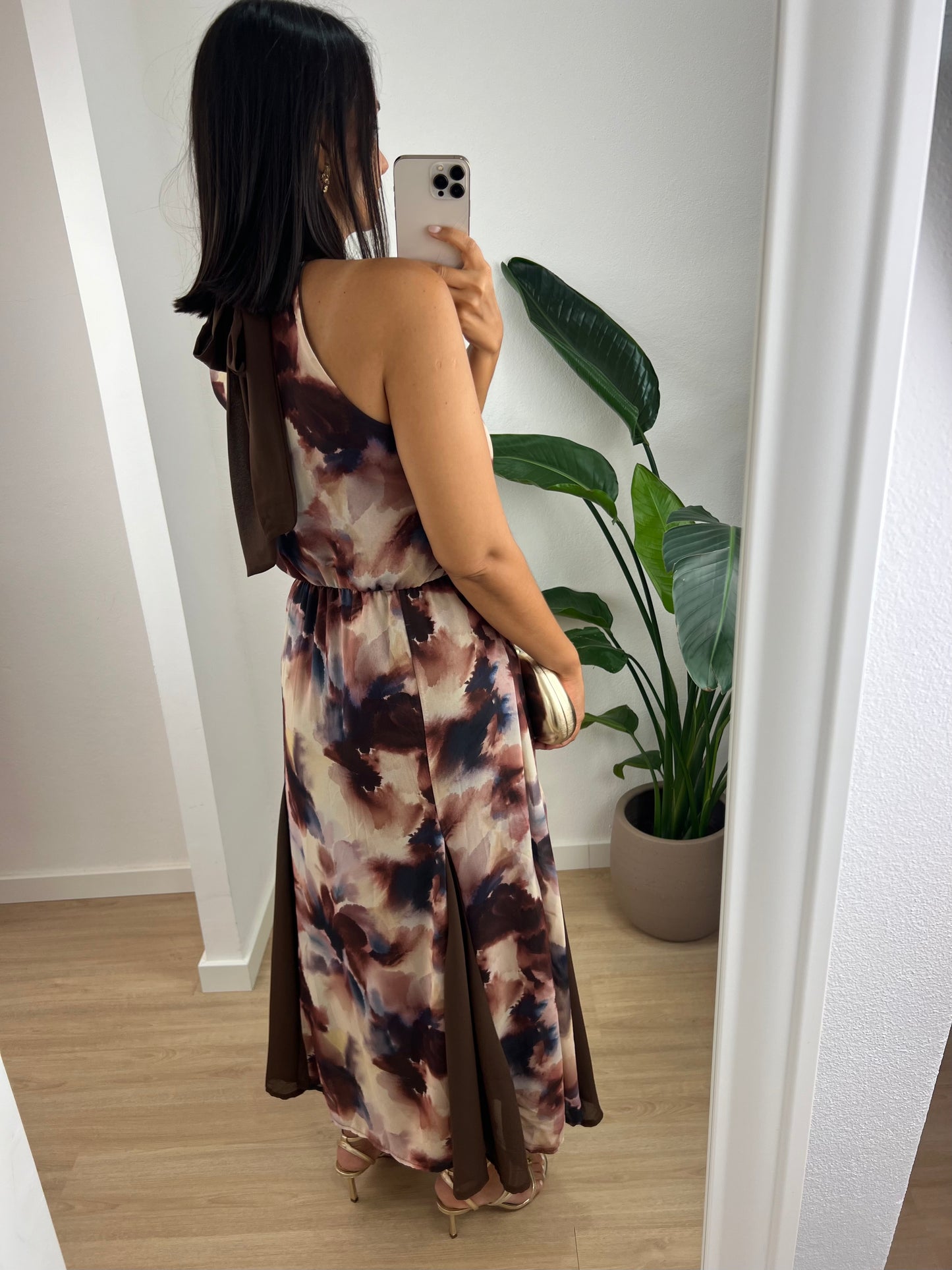 Vestido Constanza - Castanho