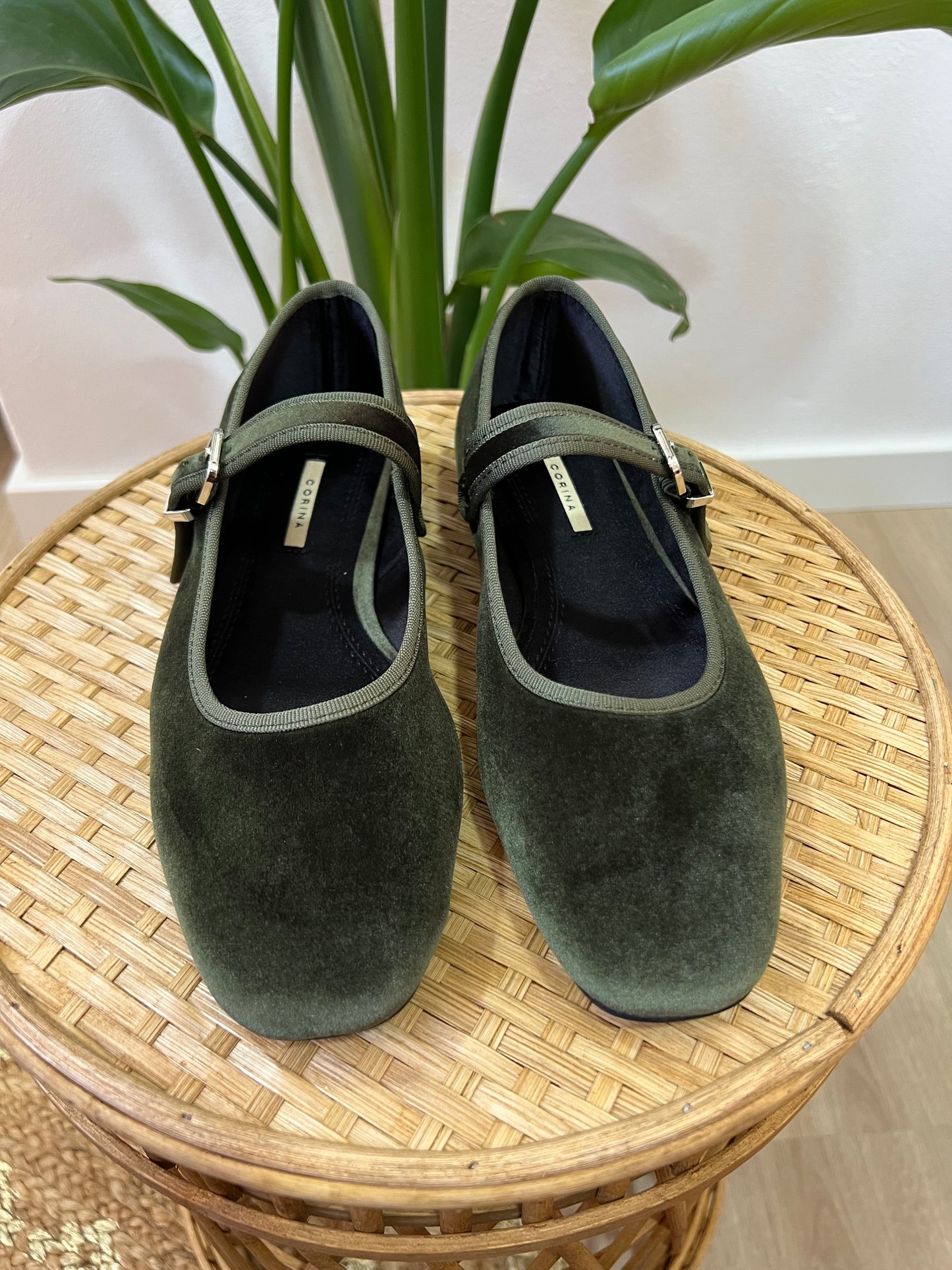 Mary Jane Veludo - Verde