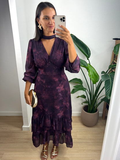 Vestido Anne - Beringela
