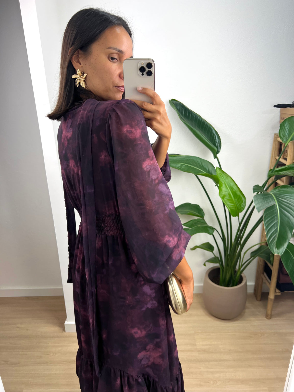 Vestido Anne - Beringela