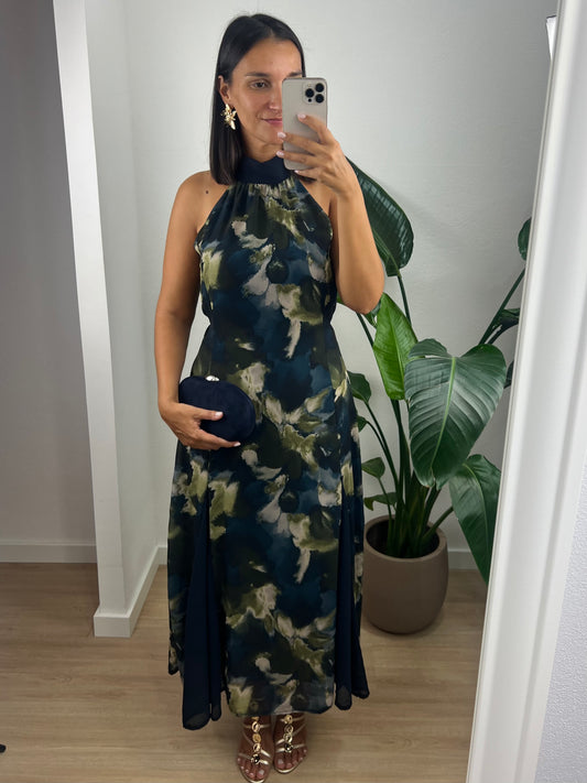 Vestido Constanza - Azul Marinho