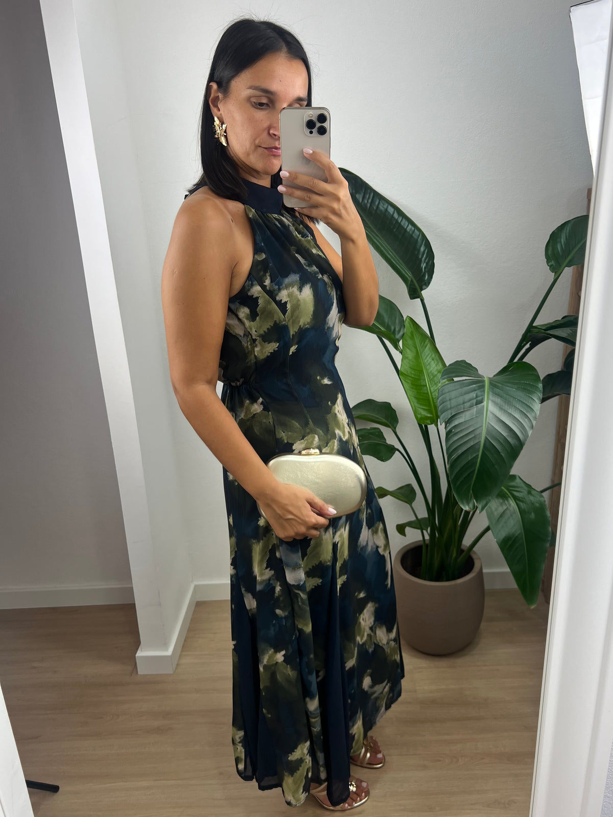 Vestido Constanza - Azul Marinho