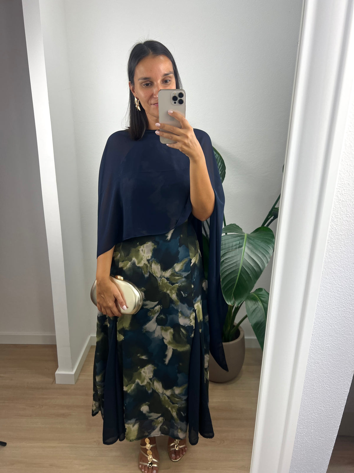 Vestido Constanza - Azul Marinho