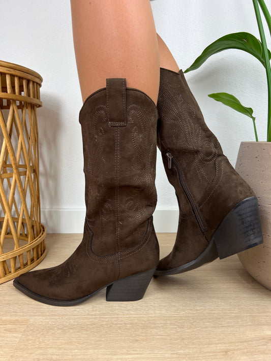 Bota Texana - Castanho