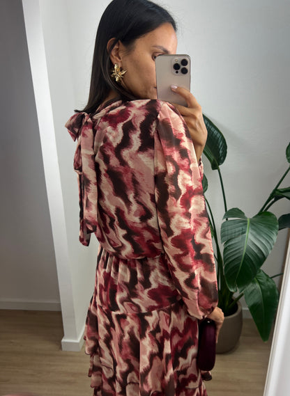 Vestido Olivia - Bordô