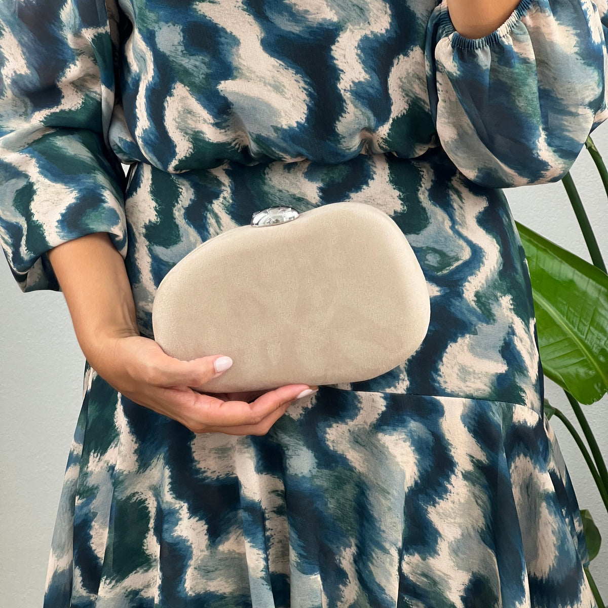 Clutch de festa - Bege