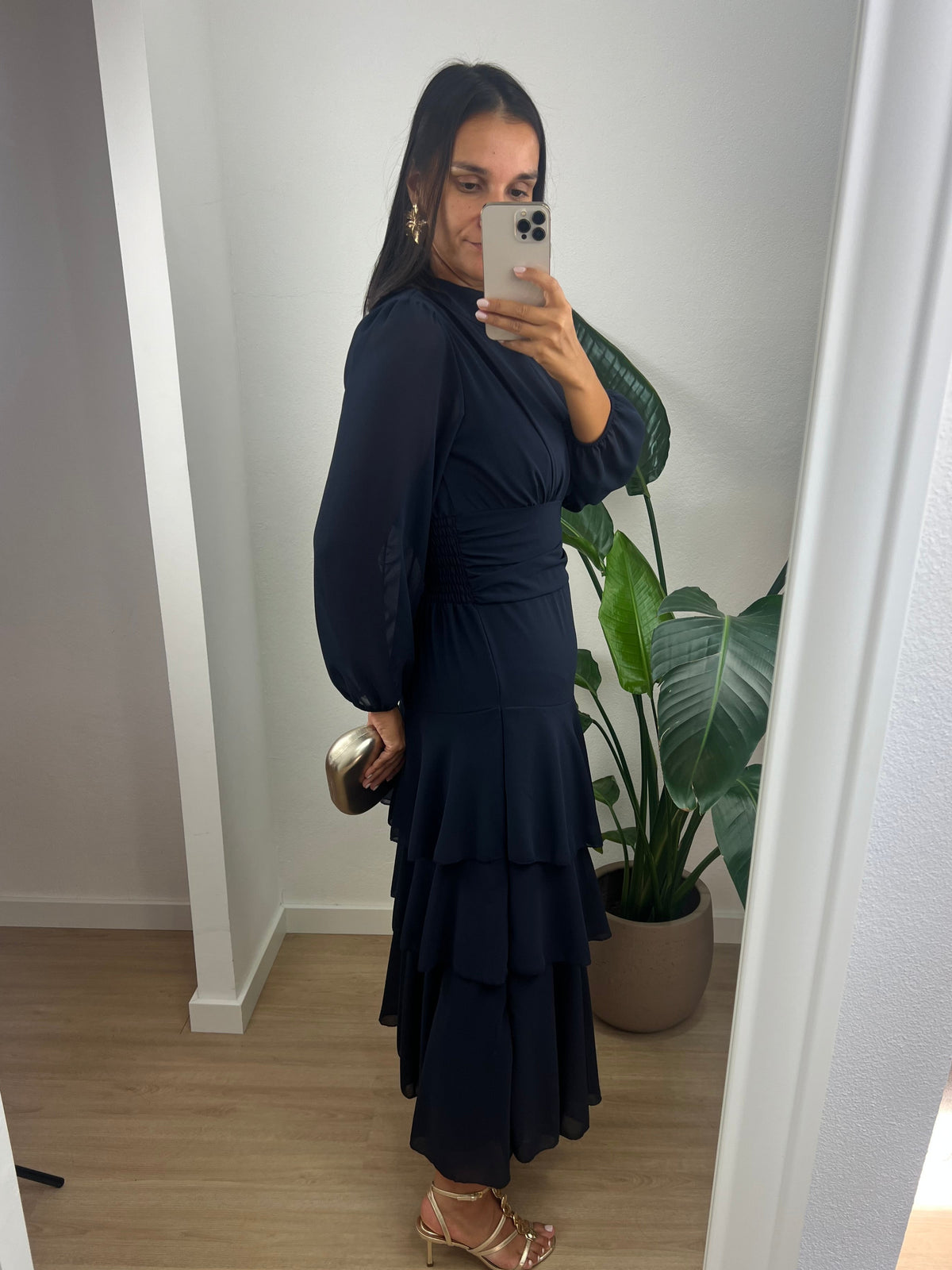 Vestido Vega - Azul Marinho