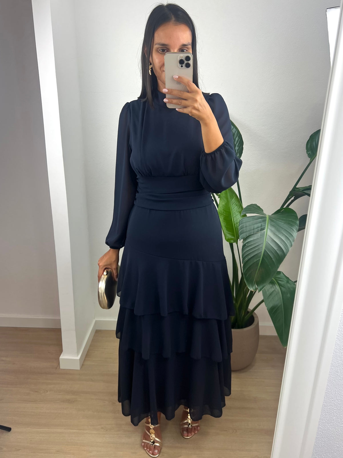 Vestido Vega - Azul Marinho