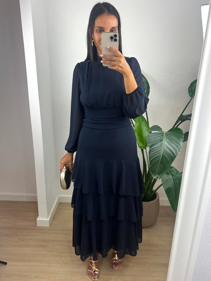Vestido Vega - Azul Marinho