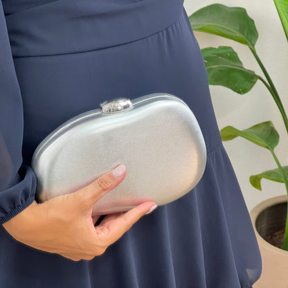 Clutch de festa - Prateado