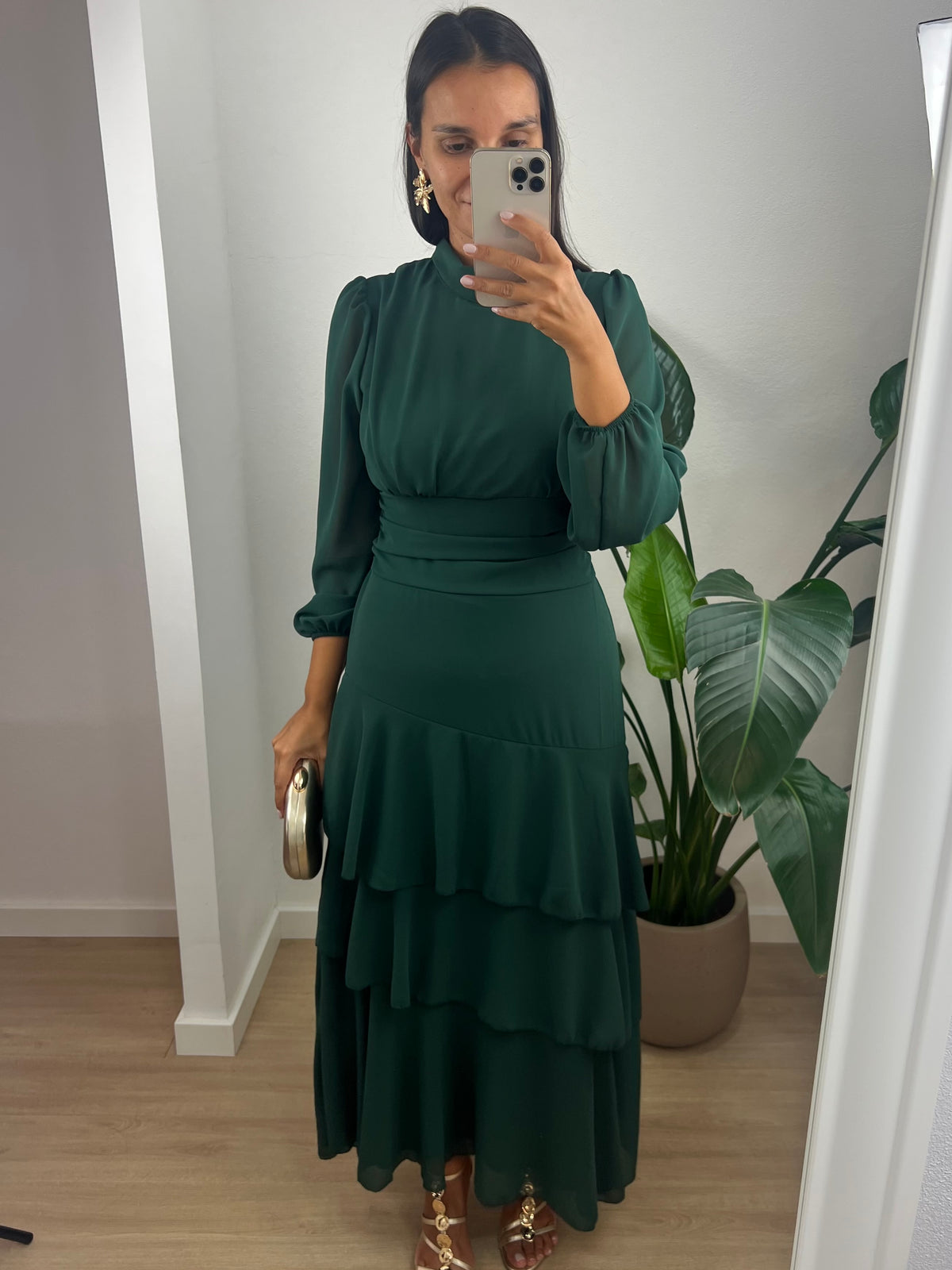 Vestido Vega - Verde Escuro