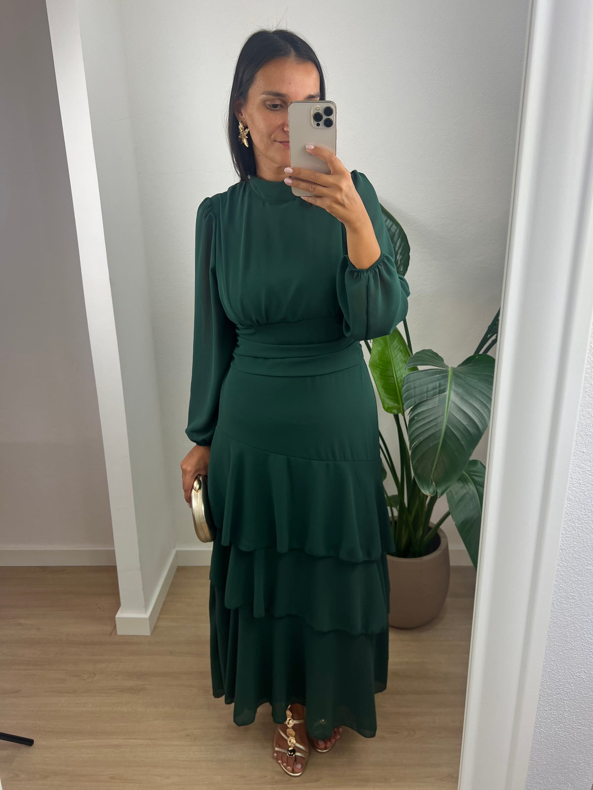 Vestido Vega - Verde Escuro