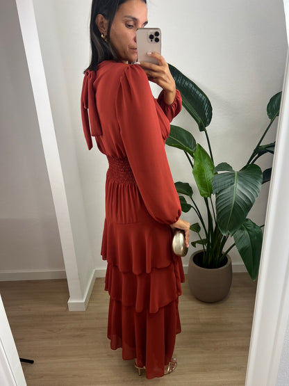 Vestido Vega - Terracota
