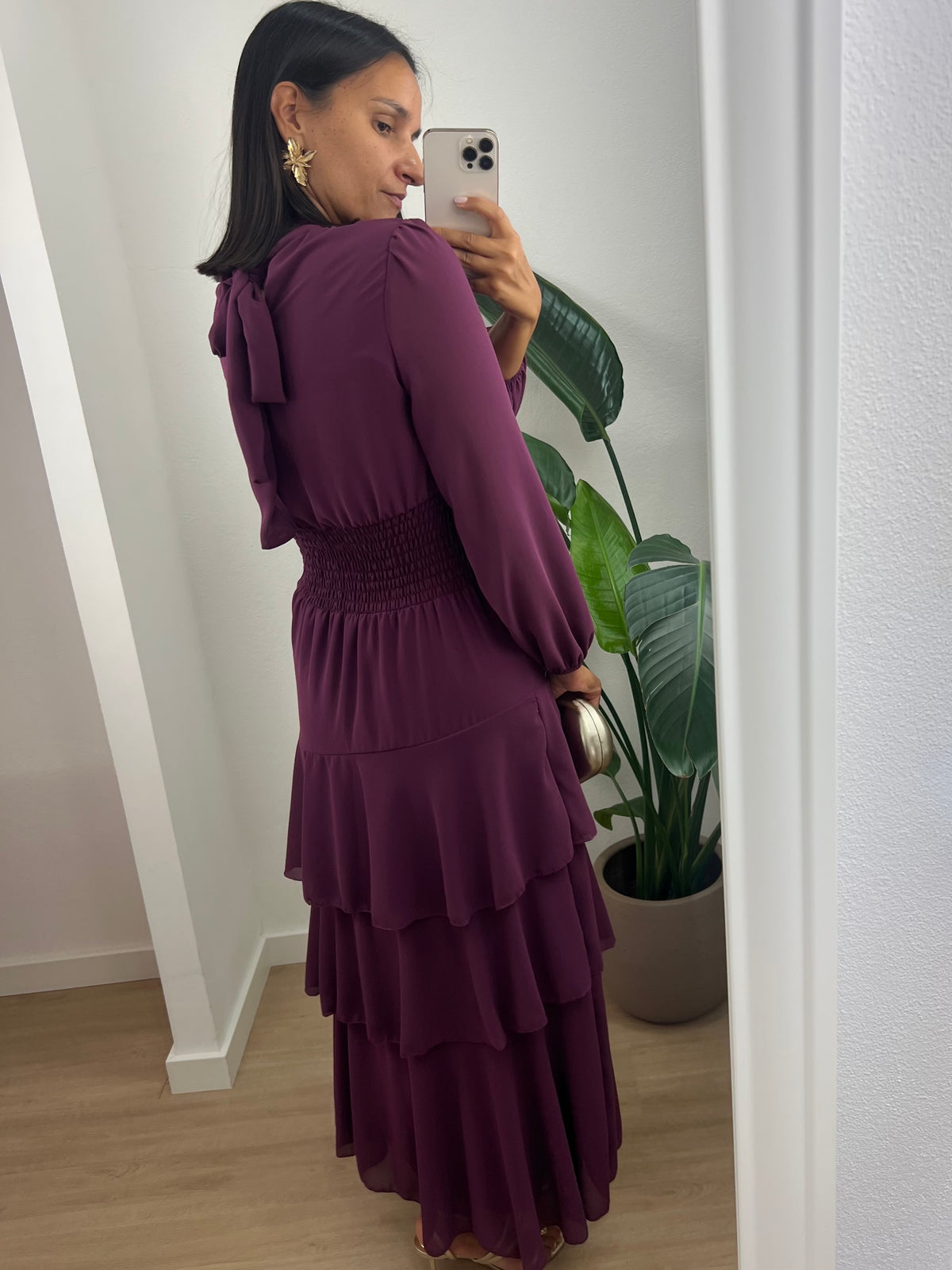 Vestido Vega - Beringela