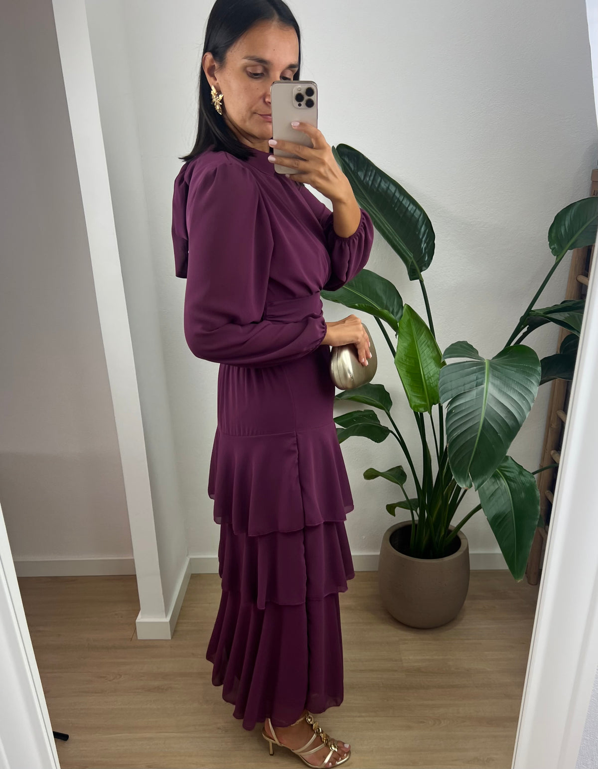 Vestido Vega - Beringela
