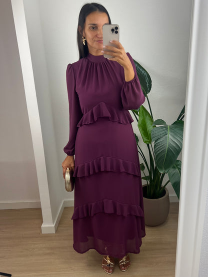 Vestido Andrea - Beringela