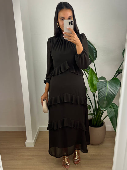 Vestido Andrea - Castanho