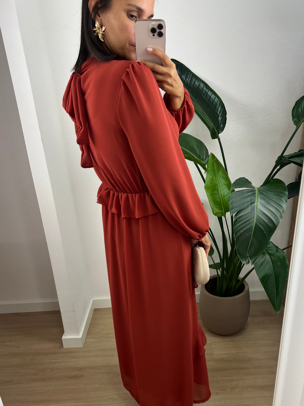 Vestido Andrea - Terracota