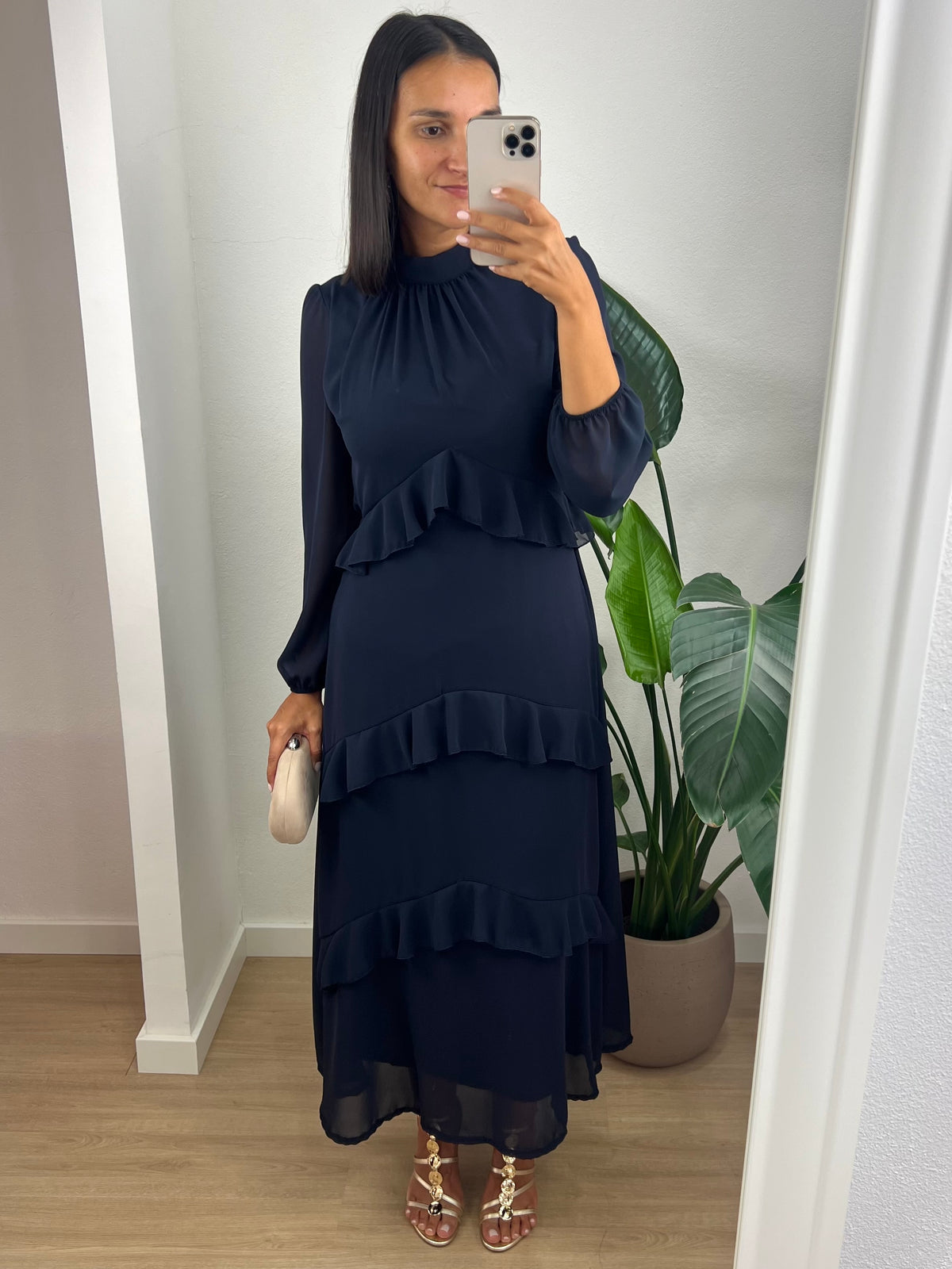 Vestido Andrea - Azul Marinho