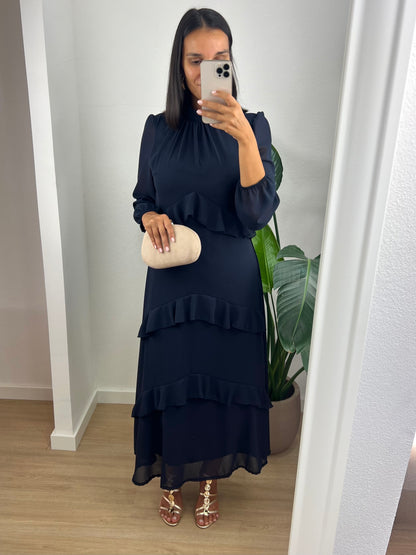Vestido Andrea - Azul Marinho