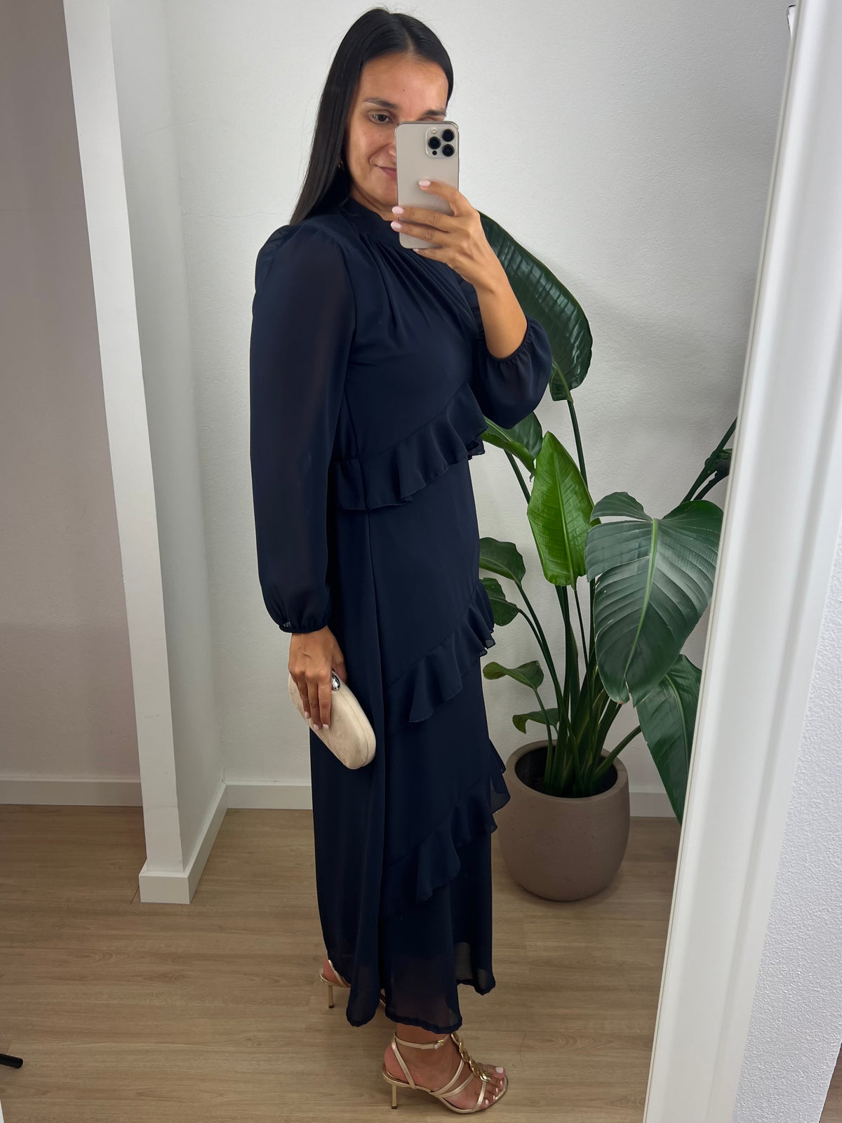 Vestido Andrea - Azul Marinho