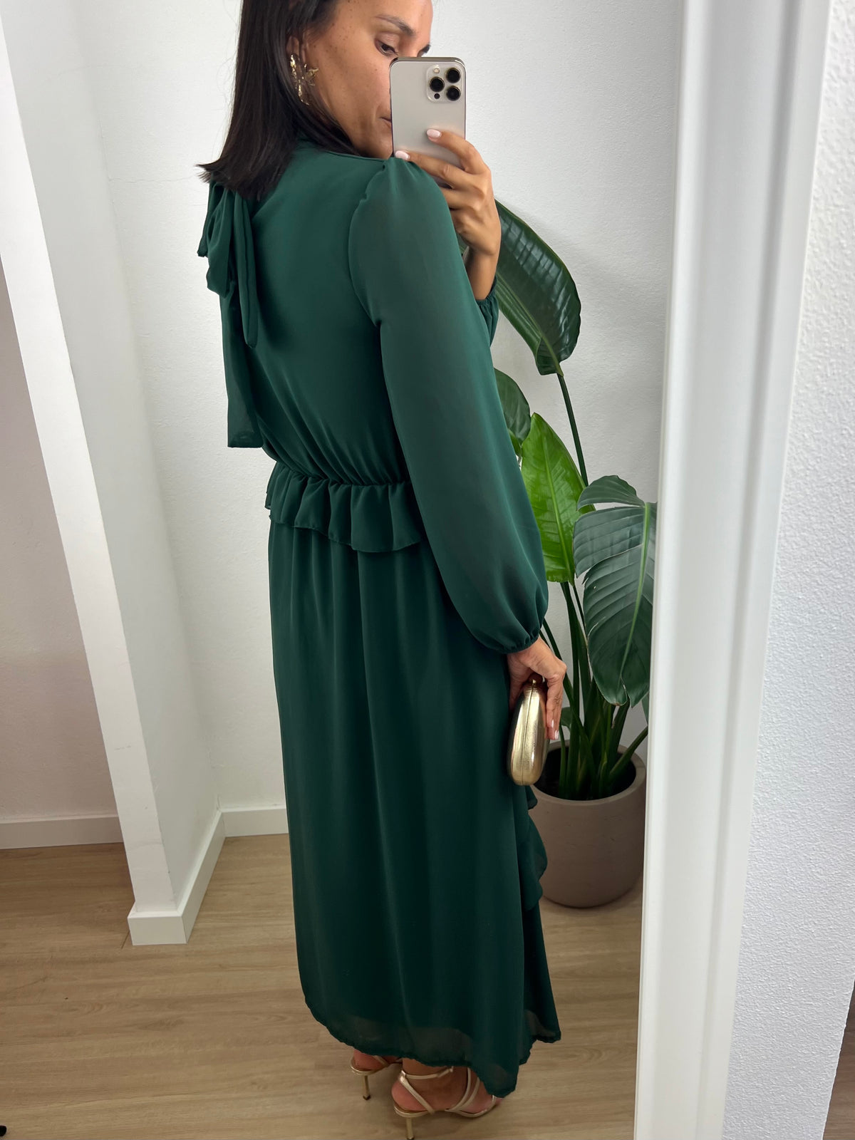 Vestido Andrea - Verde Escuro