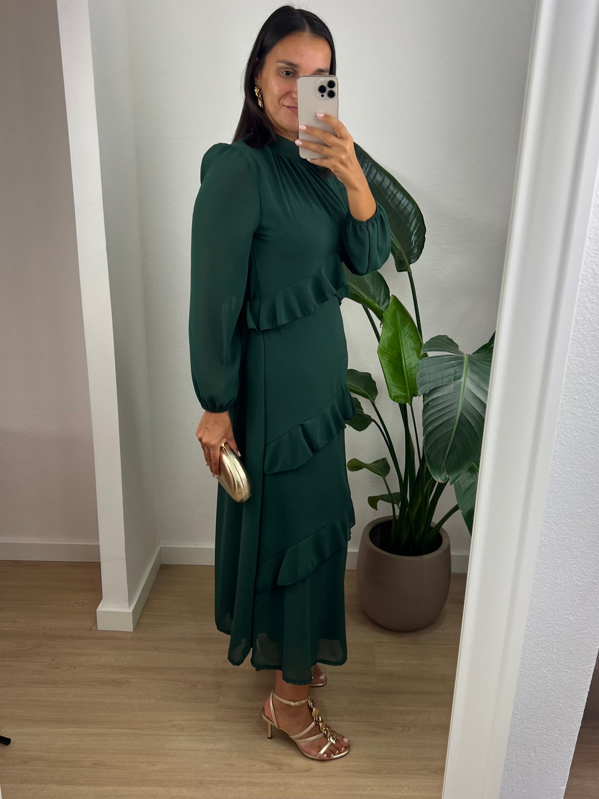 Vestido Andrea - Verde Escuro