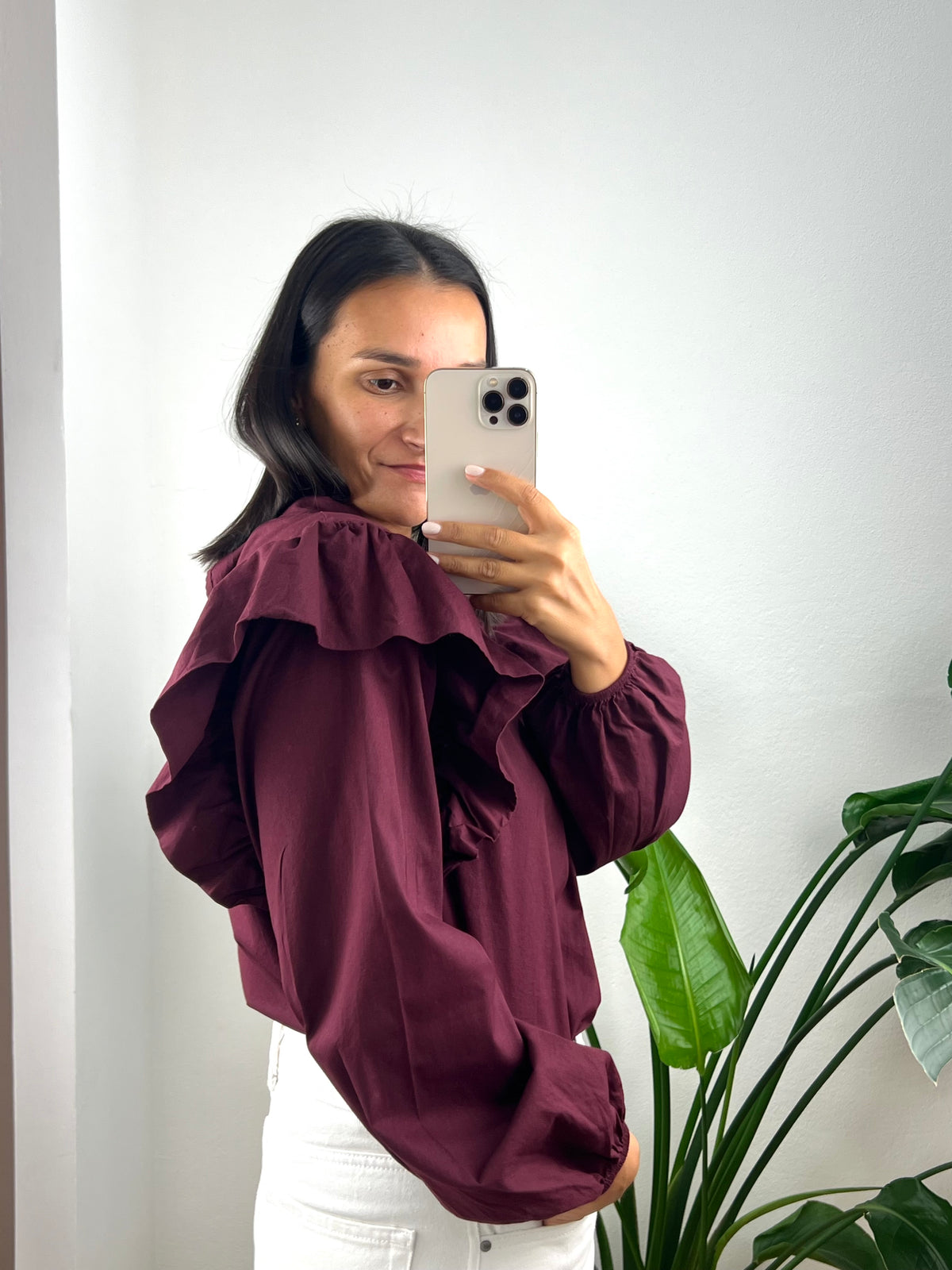 Blusa Sophie - Bordeaux