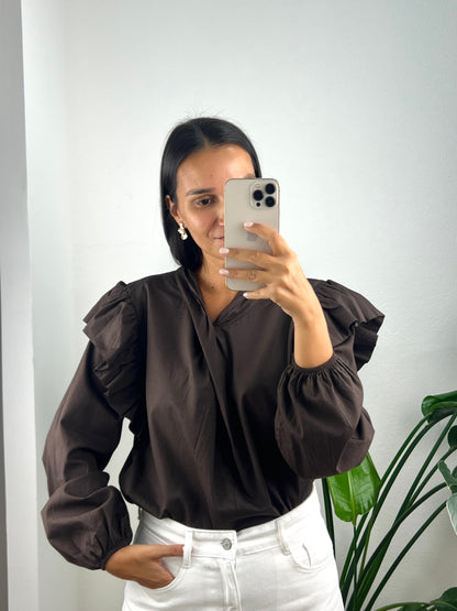 Blusa Sophie - Castanho