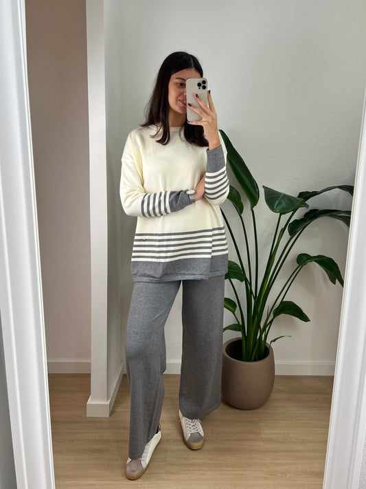 Conjunto Grécia - Cinzento