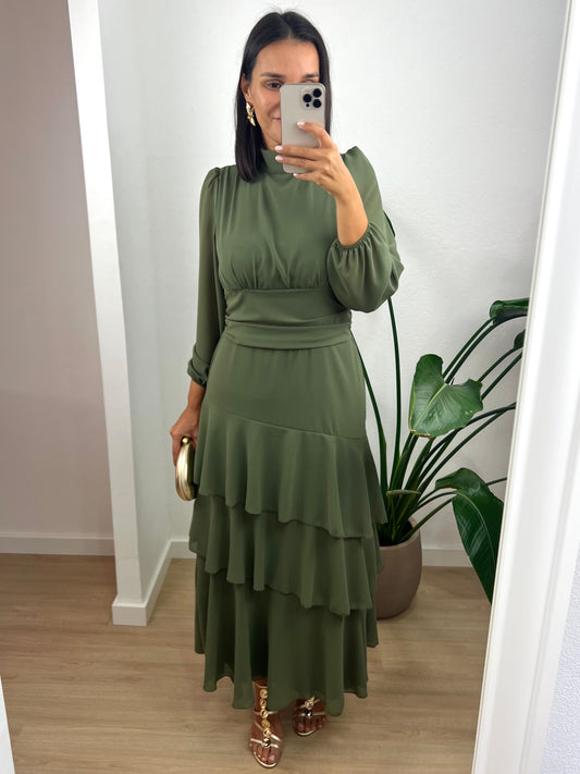 Vestido Vega - Verde Seco