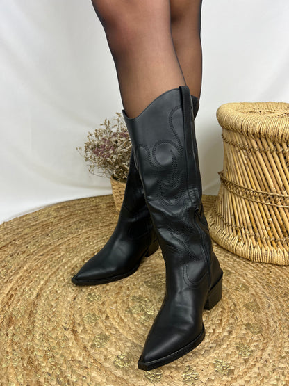 Botas Texanas - Preto