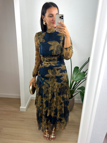 Vestido Elena - Azul