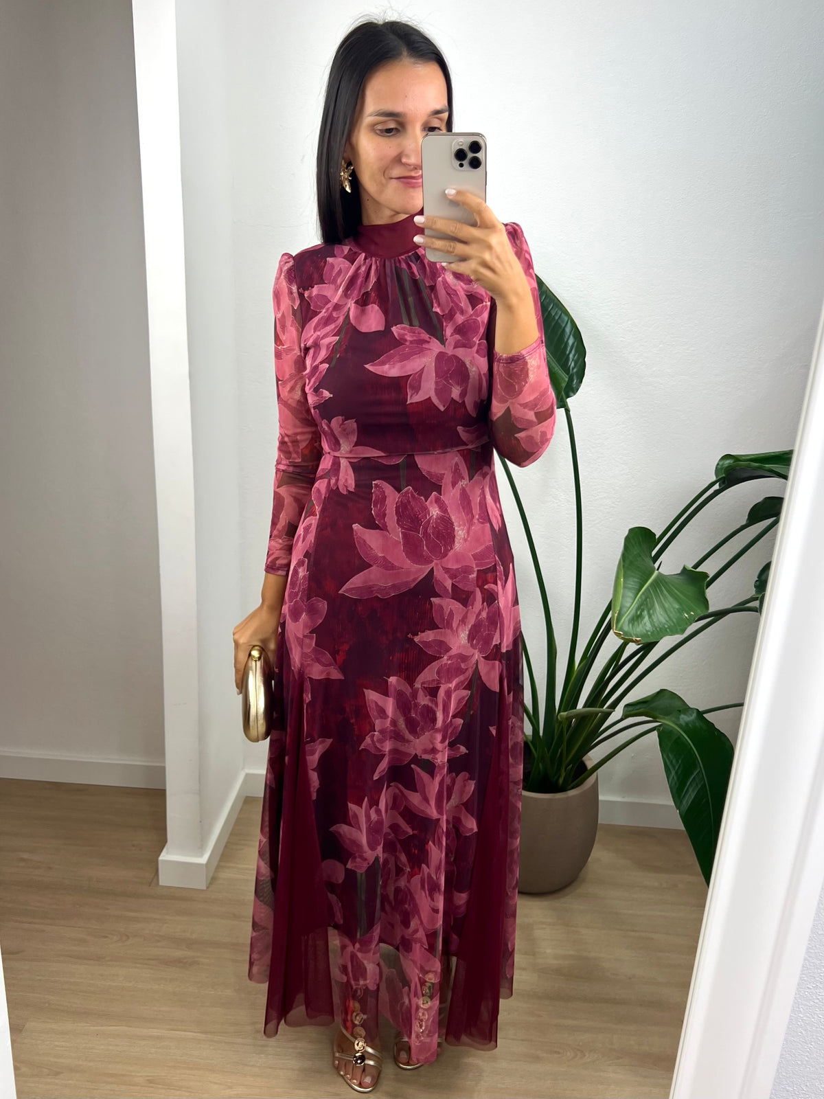 Vestido Lisa - Rosa