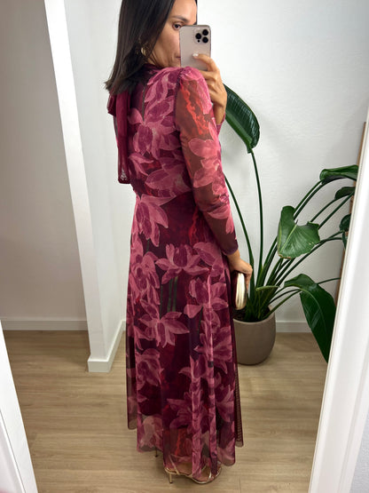 Vestido Lisa - Rosa