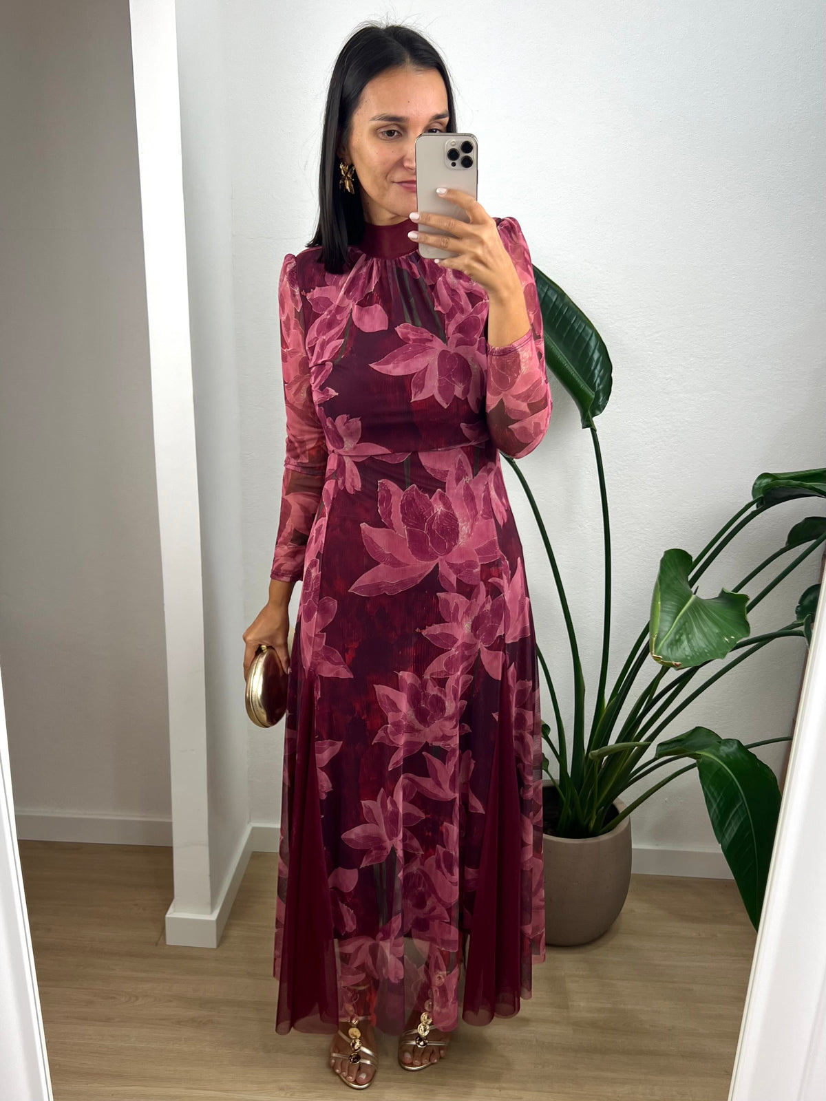 Vestido Lisa - Rosa