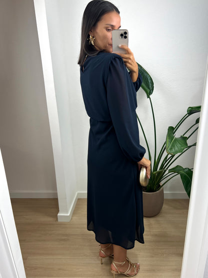 Vestido Teresa - Azul Marinho